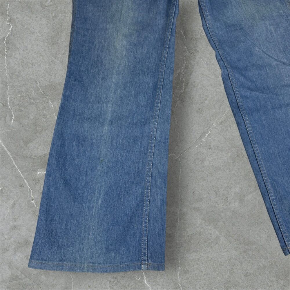 Vintage 70s Levi's For Men Skosh More Room Orange Tab Talon Zipper - 35x28.5 - Picture 10 of 11